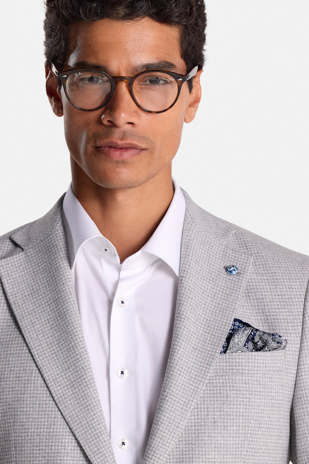 BENETTI LOGAN BLAZER - SILVER GREY