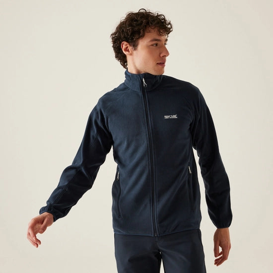 REGATTA HADFIELD PLUS SIZE FLEECE - NAVY