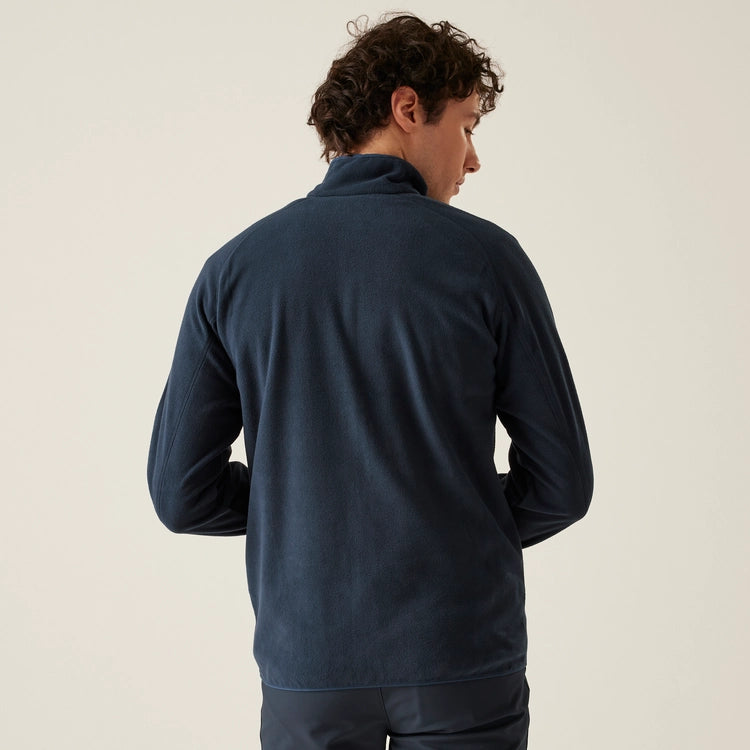 REGATTA HADFIELD PLUS SIZE FLEECE - NAVY