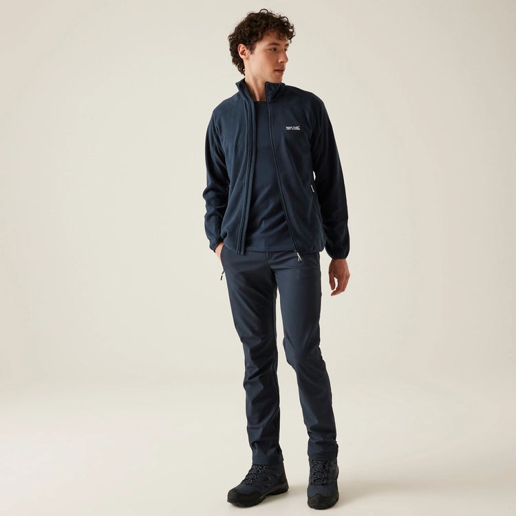 REGATTA HADFIELD PLUS SIZE FLEECE - NAVY