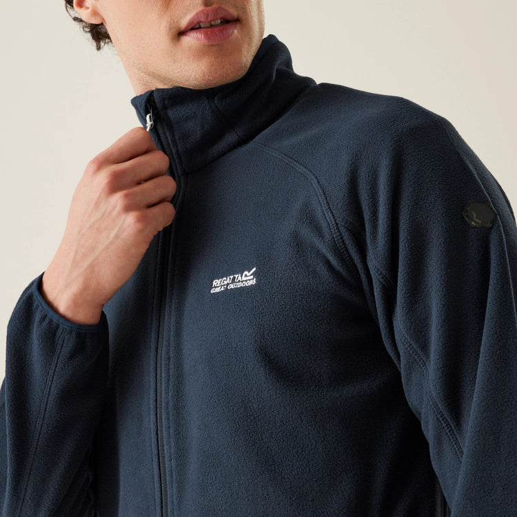 REGATTA HADFIELD PLUS SIZE FLEECE - NAVY