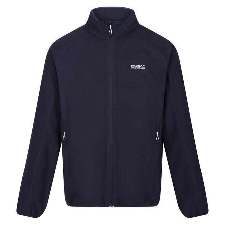 REGATTA HADFIELD PLUS SIZE FLEECE - NAVY