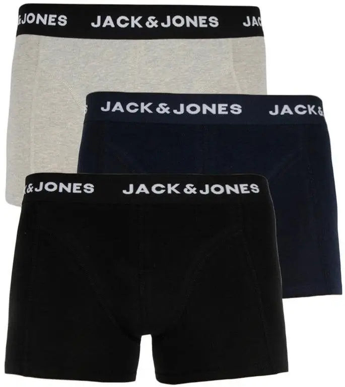 JACK & JONES 3 PACK BOXERS - MIXED