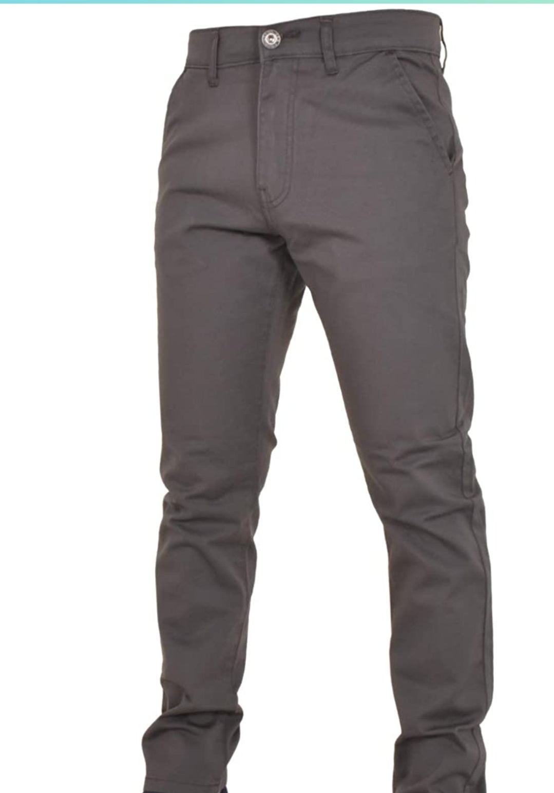 ENZO SLIM FIT STRETCH CHINOS GREY – Dave Mc's Menswear