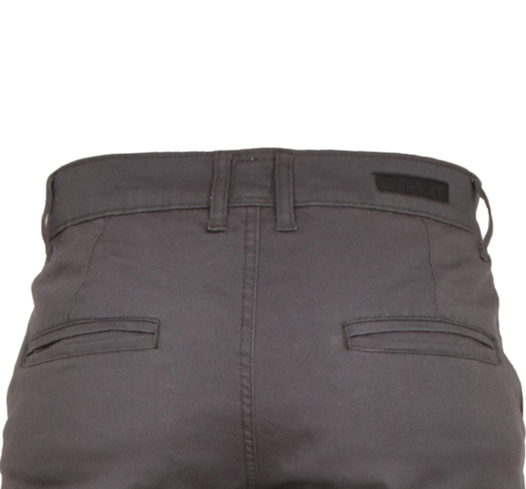 ENZO SLIM FIT STRETCH CHINOS - GREY