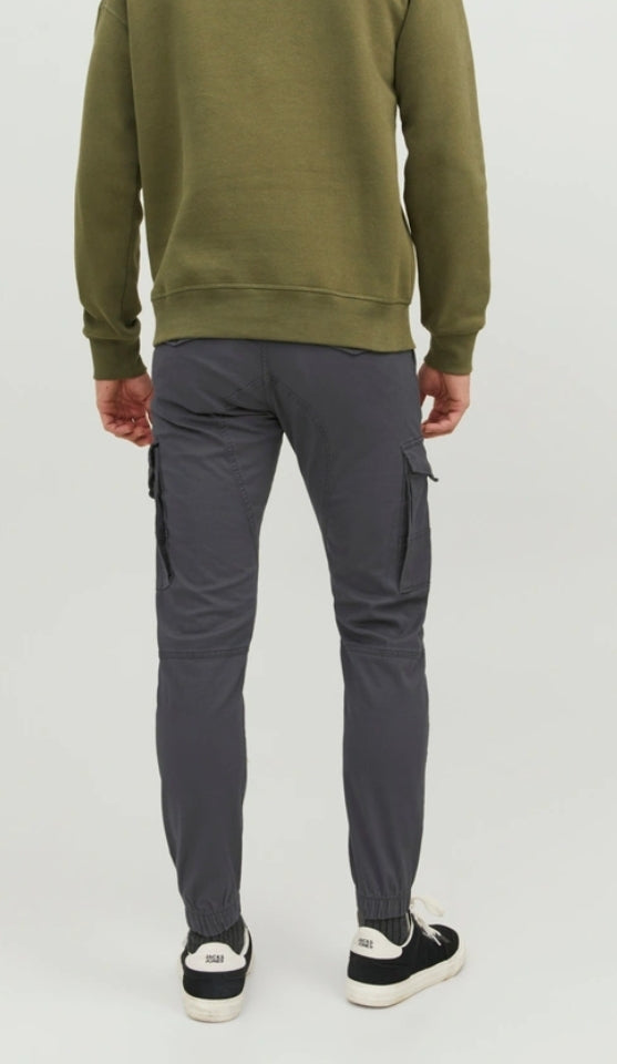 JACK & JONES CUFFED CARGOS ( 12140326) - GREY