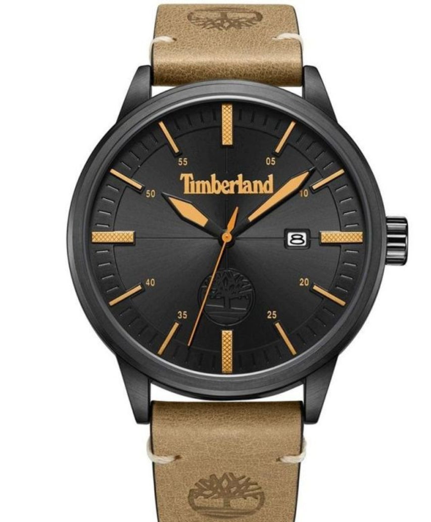 TIMBERLAND PETERSHAM WATCH  - TAN LEATHER