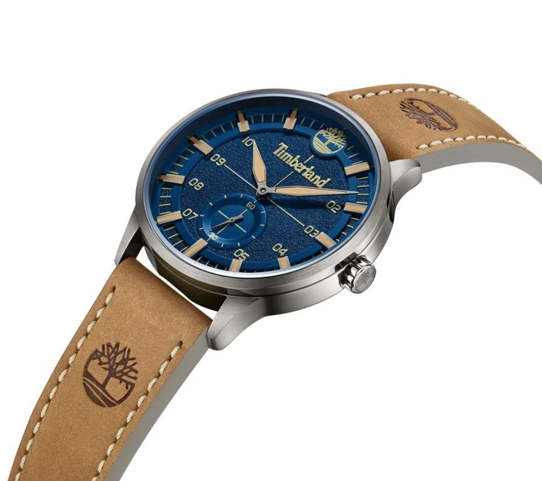 TIMBERLAND BECKMAN WATCH  - TAN LEATHER