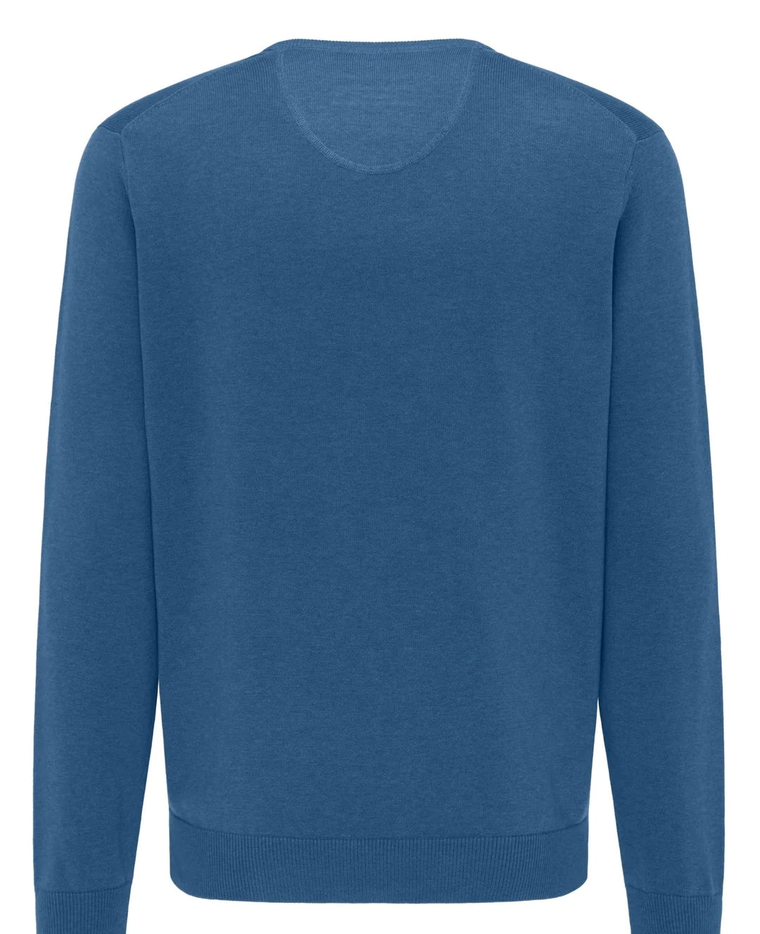 FYNCH HATTON V-NECK KNITWEAR - OCEAN
