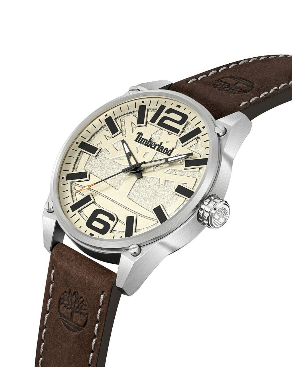 TIMBERLAND RIPLEY LEATHER WATCH - BROWN