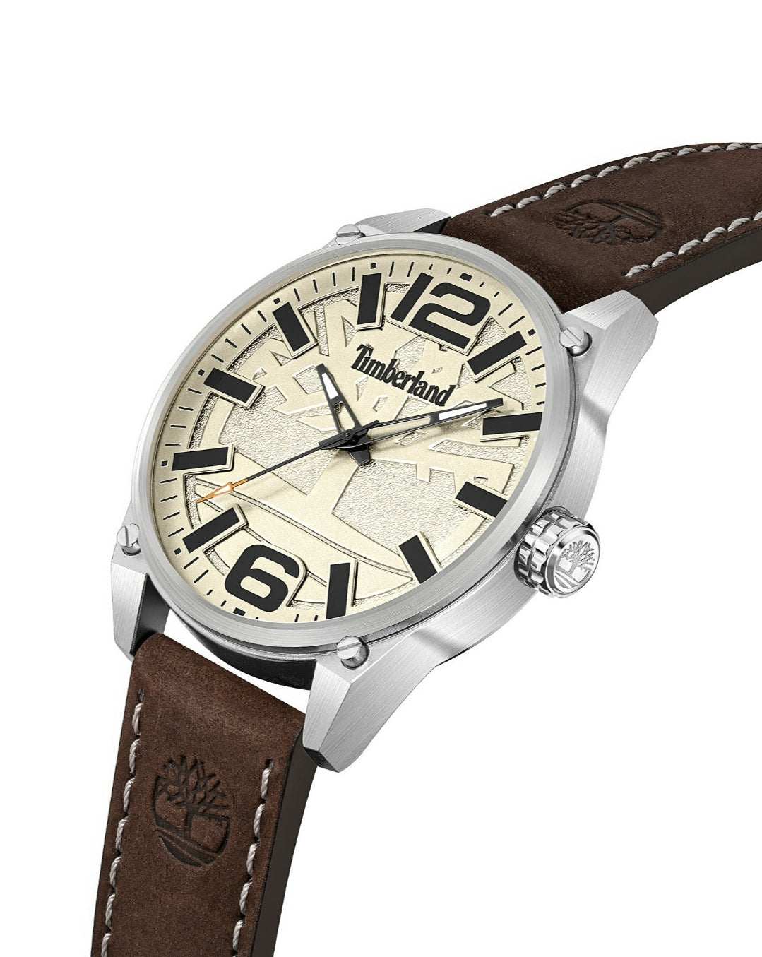 TIMBERLAND RIPLEY LEATHER WATCH - BROWN