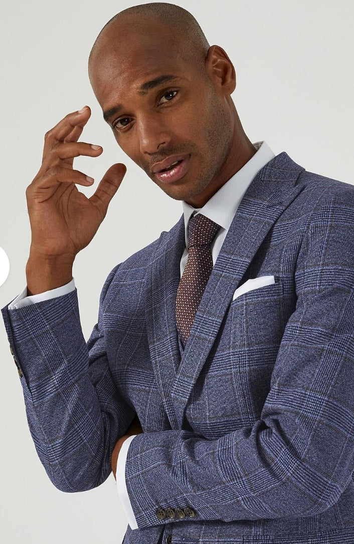 SKOPES IRWIN BLAZER - BLUE CHECK