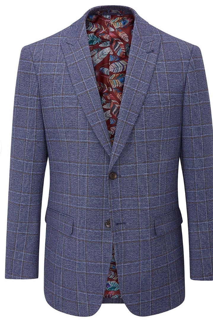SKOPES IRWIN BLAZER - BLUE CHECK