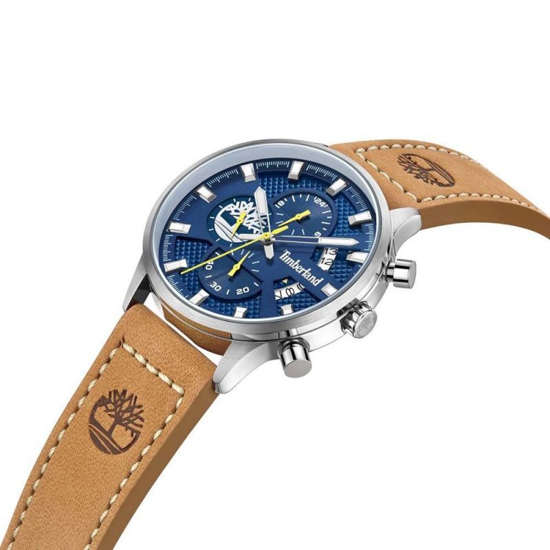 TIMBERLAND DRACUT WATCH - TAN LEATHER