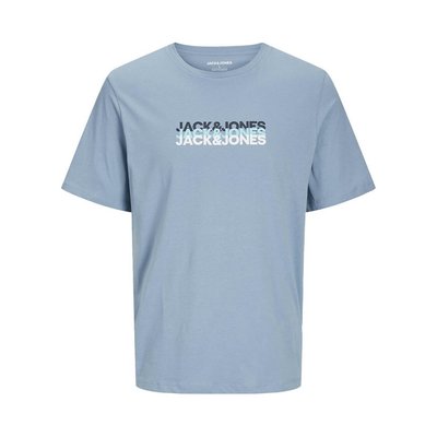 JACK & JONES EXTENDED SIZES JJ CYBER T-SHIRT - BLUE