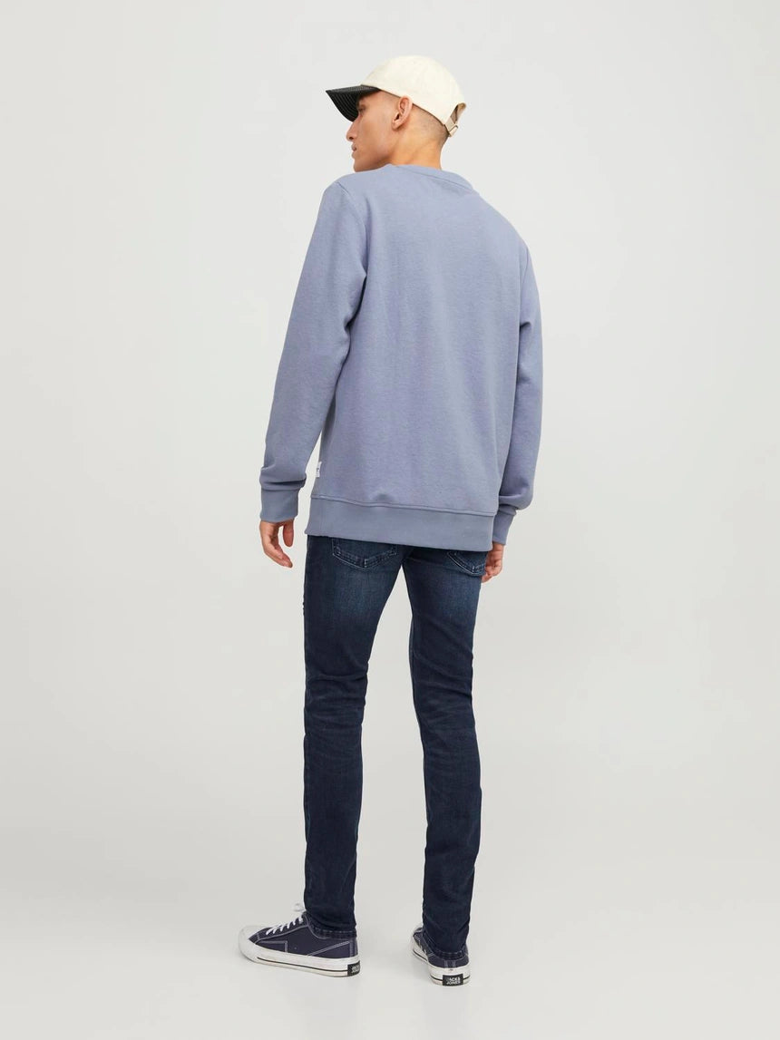 JACK & JONES JJILIAM SKINNY JEANS - NAVY BLUE