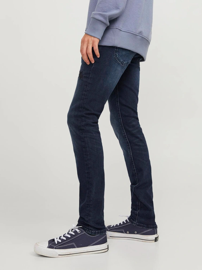 JACK & JONES JJILIAM SKINNY JEANS - NAVY BLUE