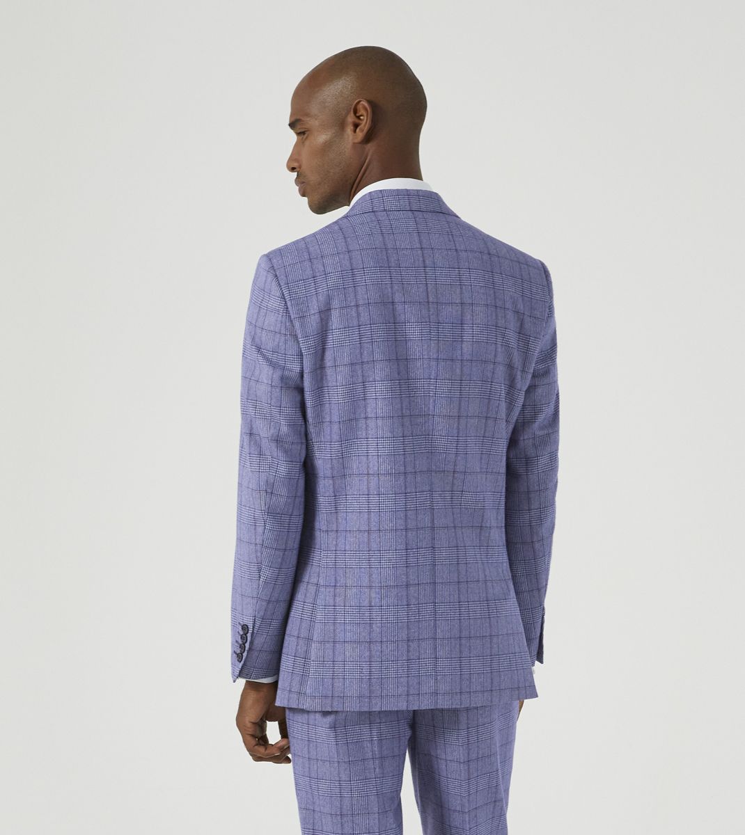 SKOPES LLOYD CHECK BLAZER - BLUE
