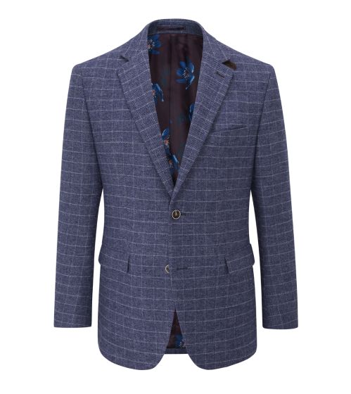 SKOPES CARING JACKET - BLUE CHECK