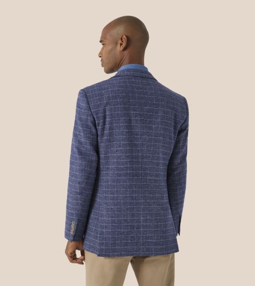 SKOPES CARING JACKET - BLUE CHECK