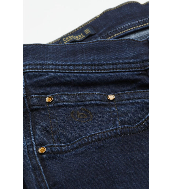 BUGATTI SOFT STRETCH JEANS  - MID WASH