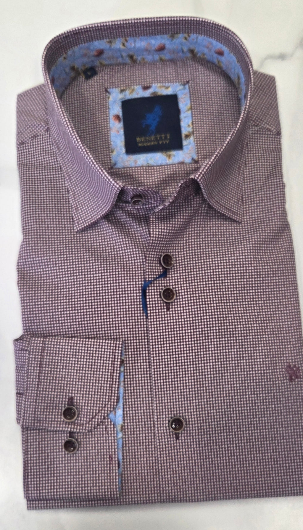 BENETTI RIGA L/S SHIRT - WINE