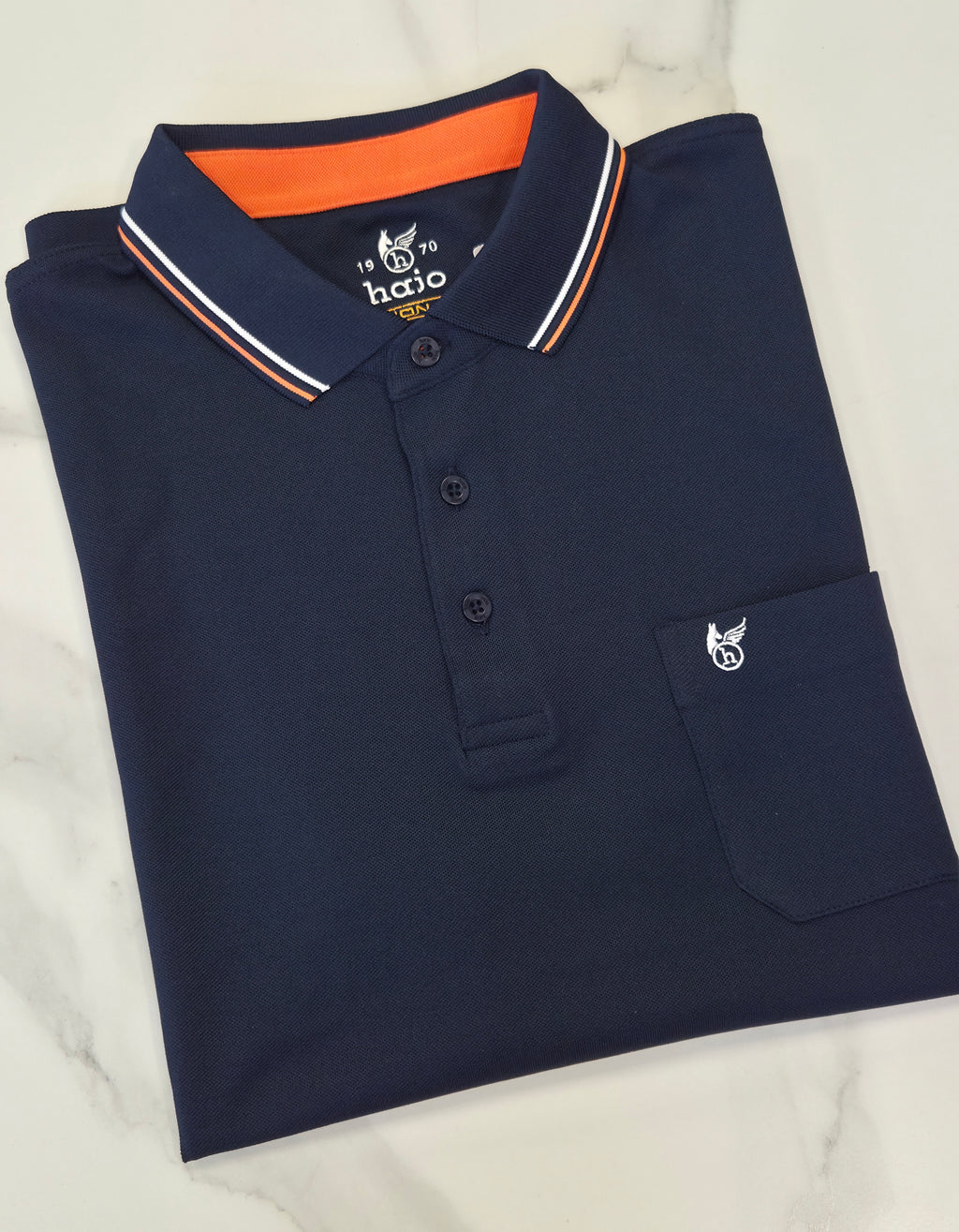 HAJO POLO SHIRT  - NAVY
