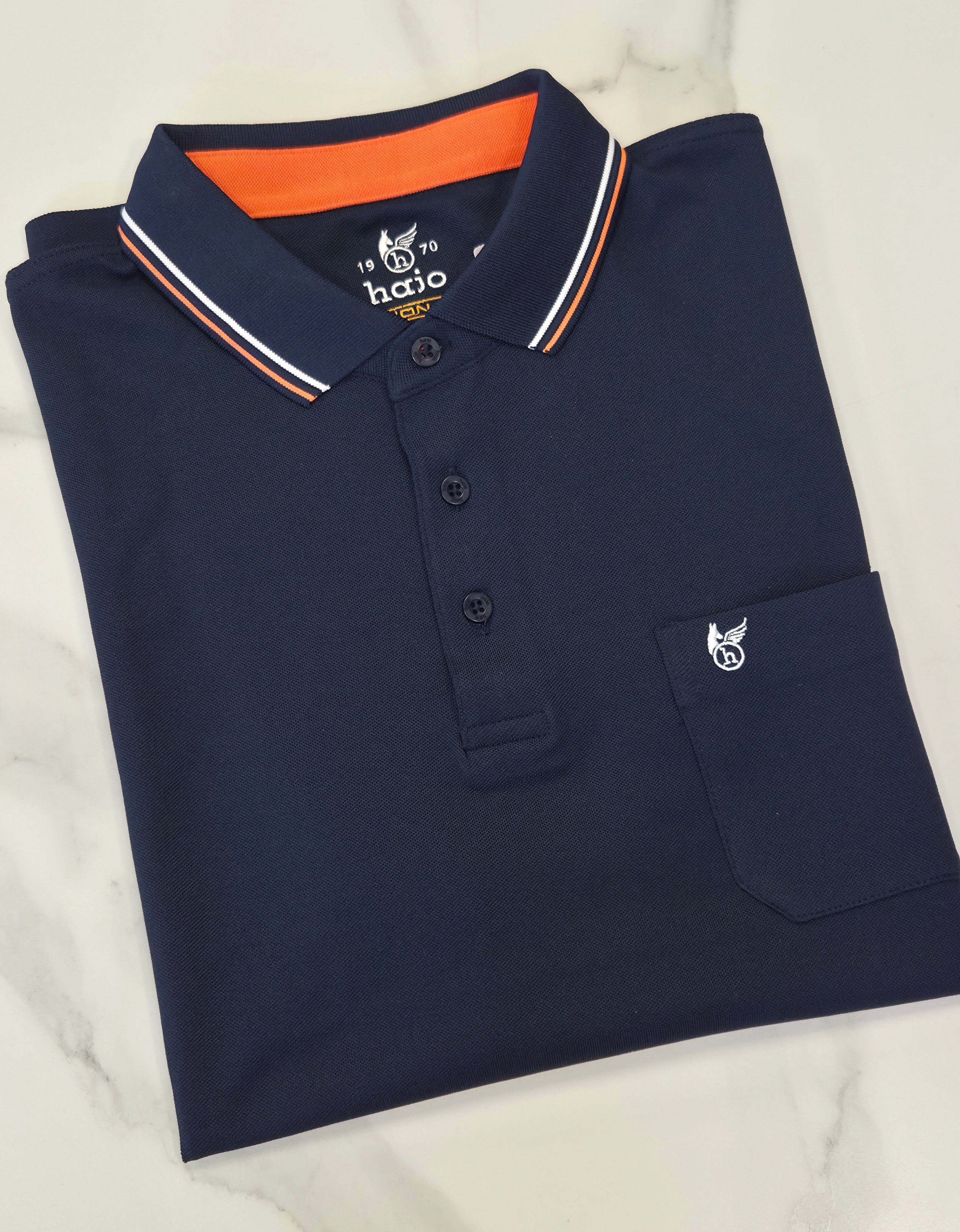 HAJO POLO SHIRT  - NAVY