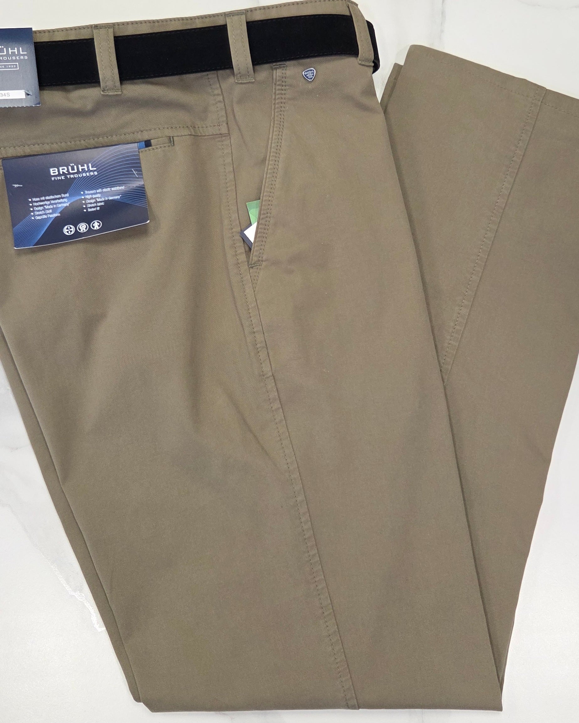 BRUHL CATANIA B TROUSERS (0373-184530-092/450) - GREEN