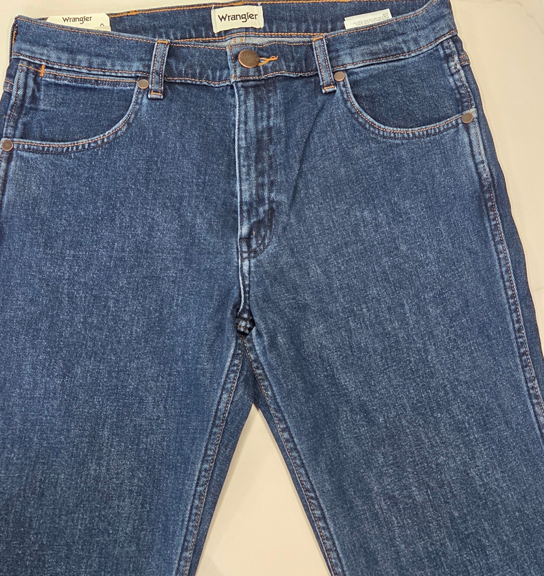 WRANGLER HORIZON SOFT FADE BOOTCUT - BLUE DENIM