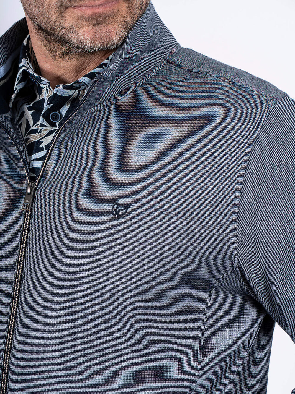 PRE END RAI FULL ZIP SWEAT - NAVY