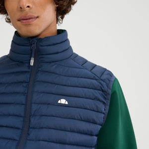 ELLESSE PAL PADDED GILET  - NAVY