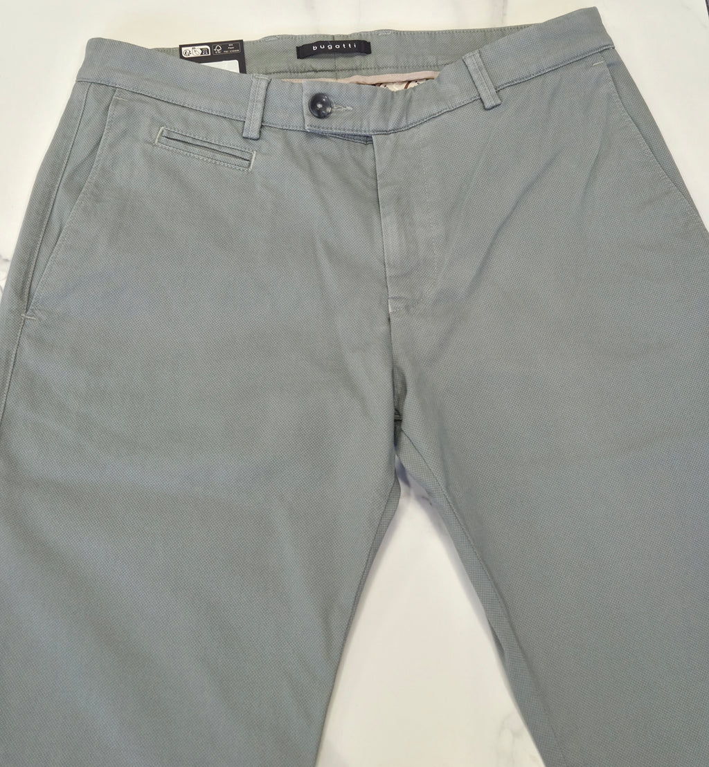 BUGATTI DYNAMIC HI STRETCH CHINO (16370E/550) - GREEN