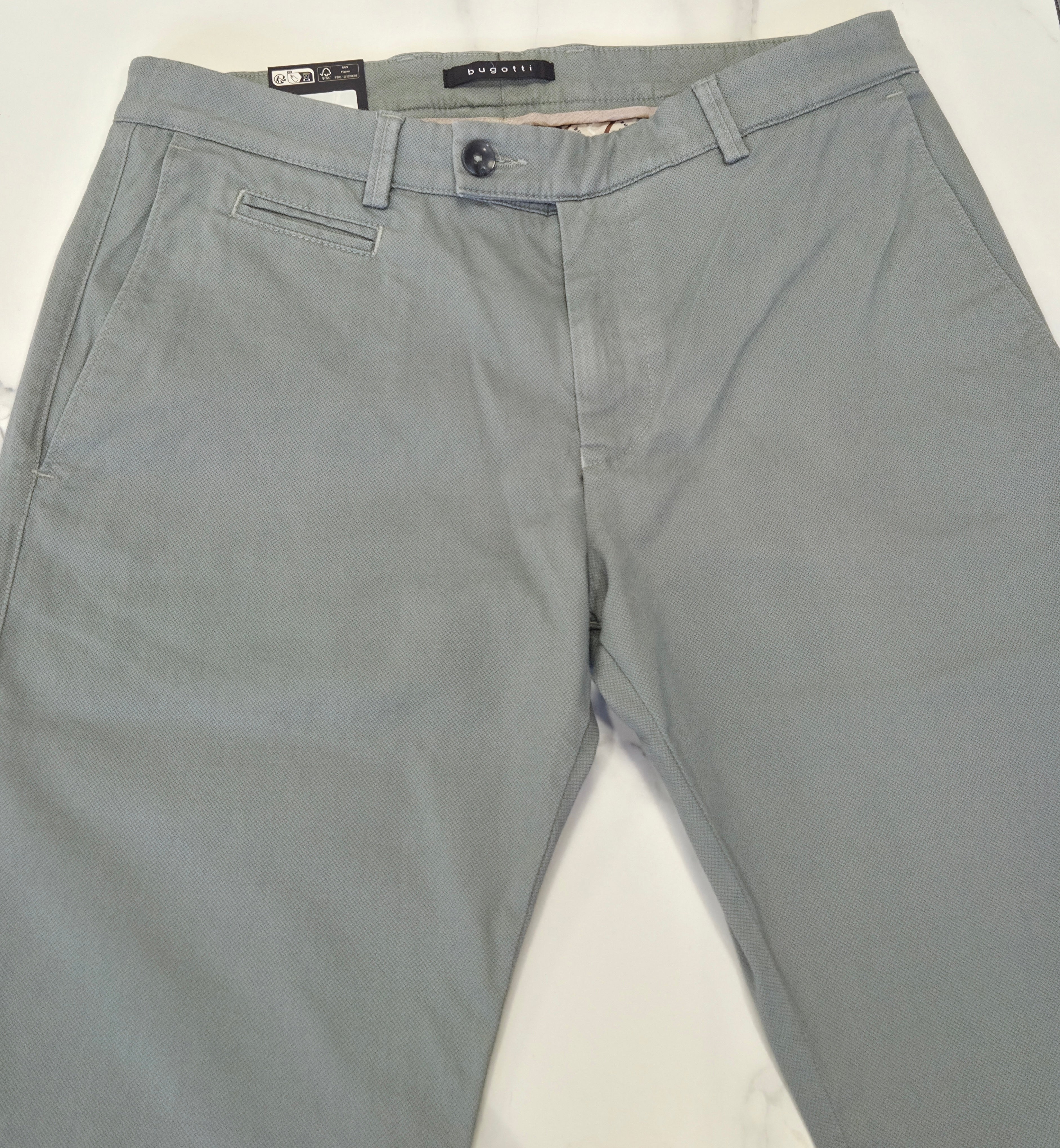 BUGATTI DYNAMIC HI STRETCH CHINO (16370E/550) - GREEN