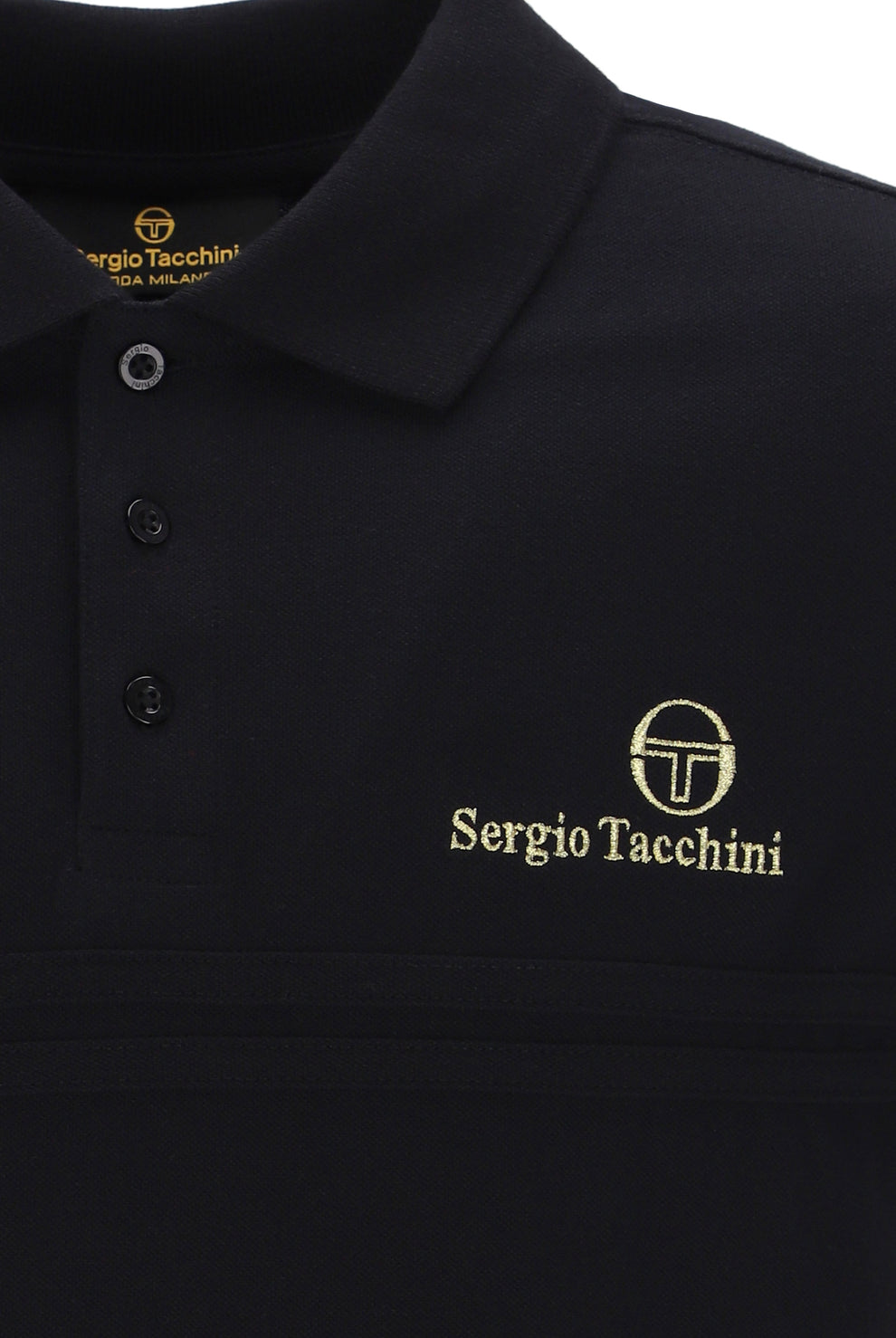 SERGIO TACCHINI SUPERMAC POLO  - BLK/GOLD