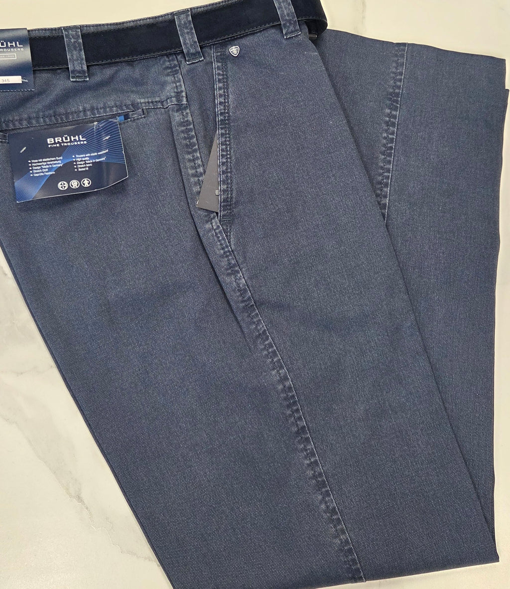 BRUHL CATANIA B TROUSERS (0373-185110-092/570) - BLUE