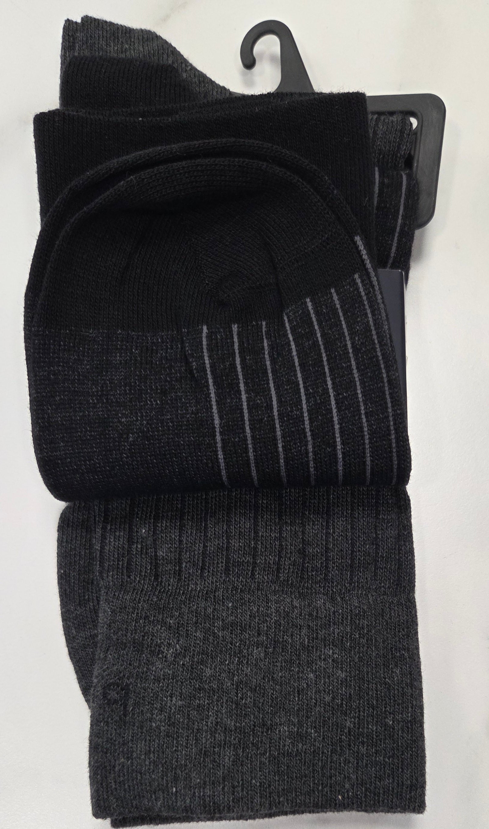 BUGATTI 2 PACK SOCKS (6392) - BLACK/GREY