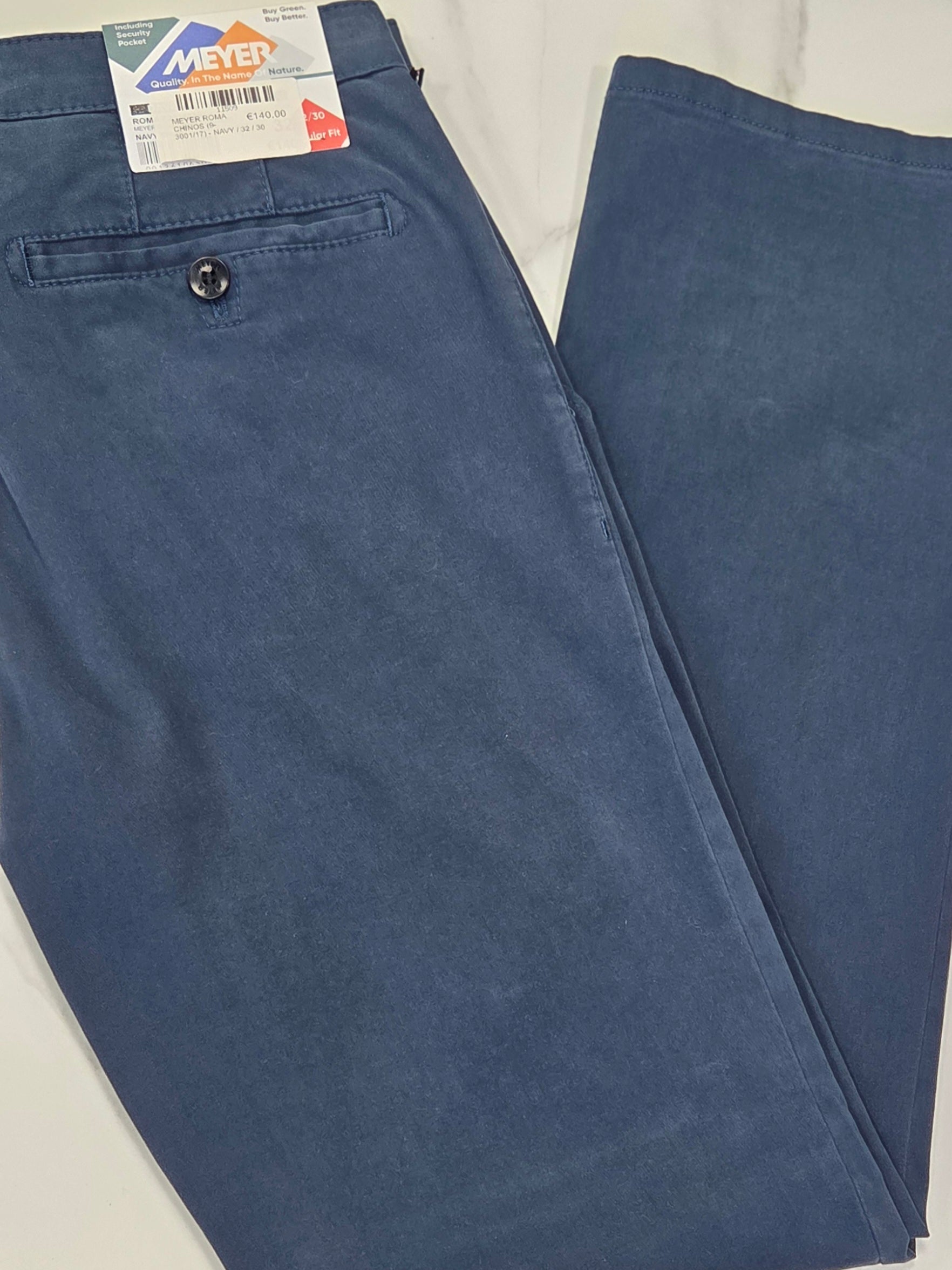 MEYER ROMA CHINOS (9-3001/17) - NAVY