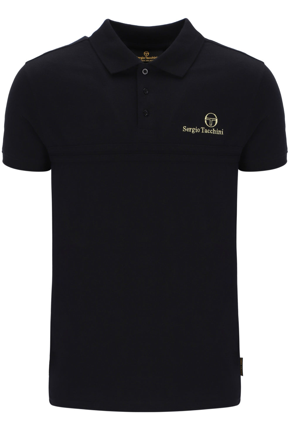 SERGIO TACCHINI SUPERMAC POLO  - BLK/GOLD