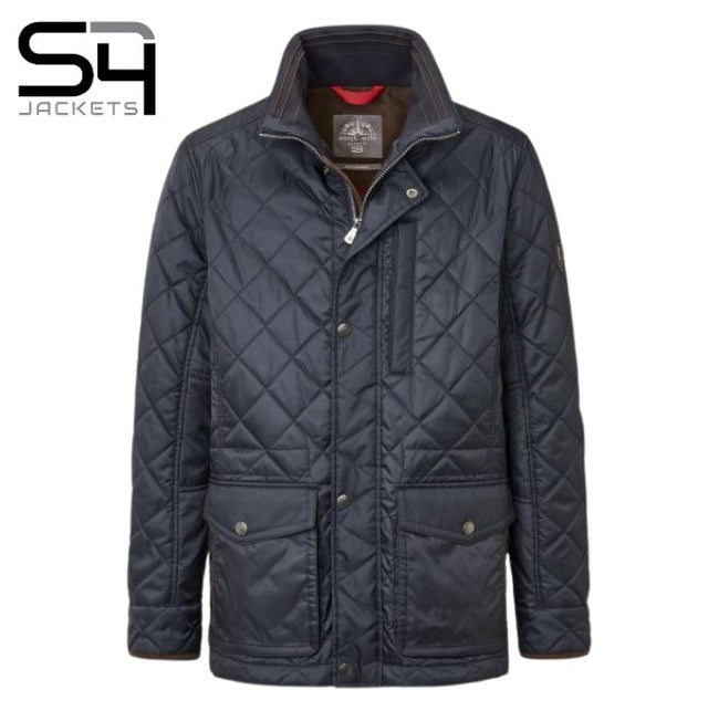 S4 VEGAS QUILTED JACKET  - NAVY