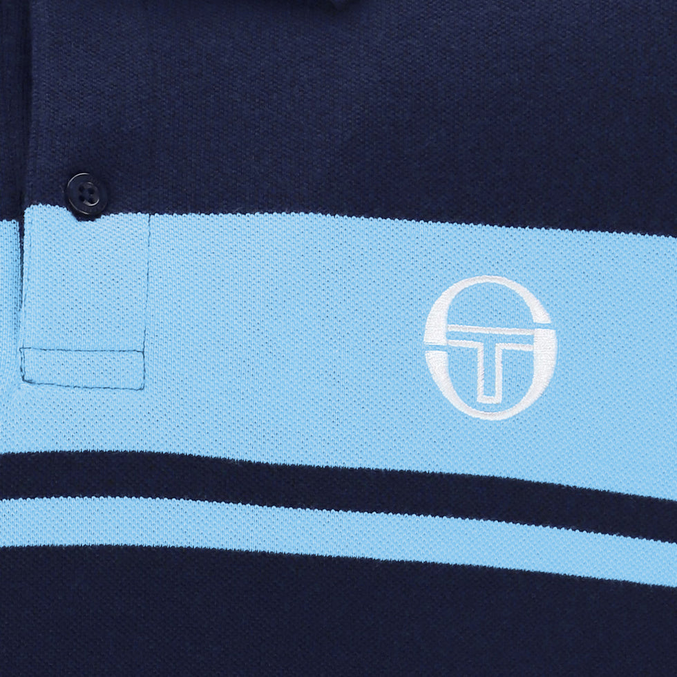 SERGIO TACCHINI YOUNG LINE POLO- NAVY/BLUE