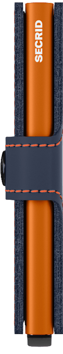 SECRID MINIWALLET MATTE - NIGHTBLUE/ORANGE
