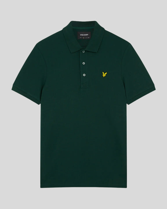 LYLE & SCOTT CORE POLO SHIRT- GREEN