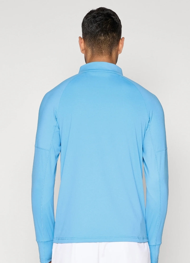 ELLESSE MUSICA 1/4 ZIP  -BLUE