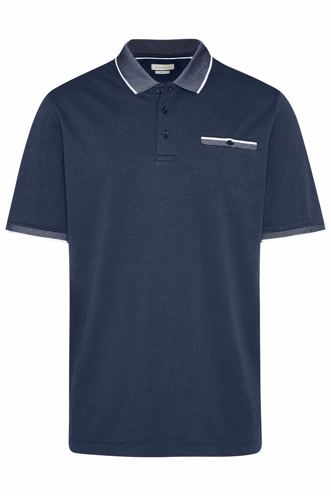 BUGATTI POCKET DETAIL POLOSHIRT (8151-75091C/360) - NAVY