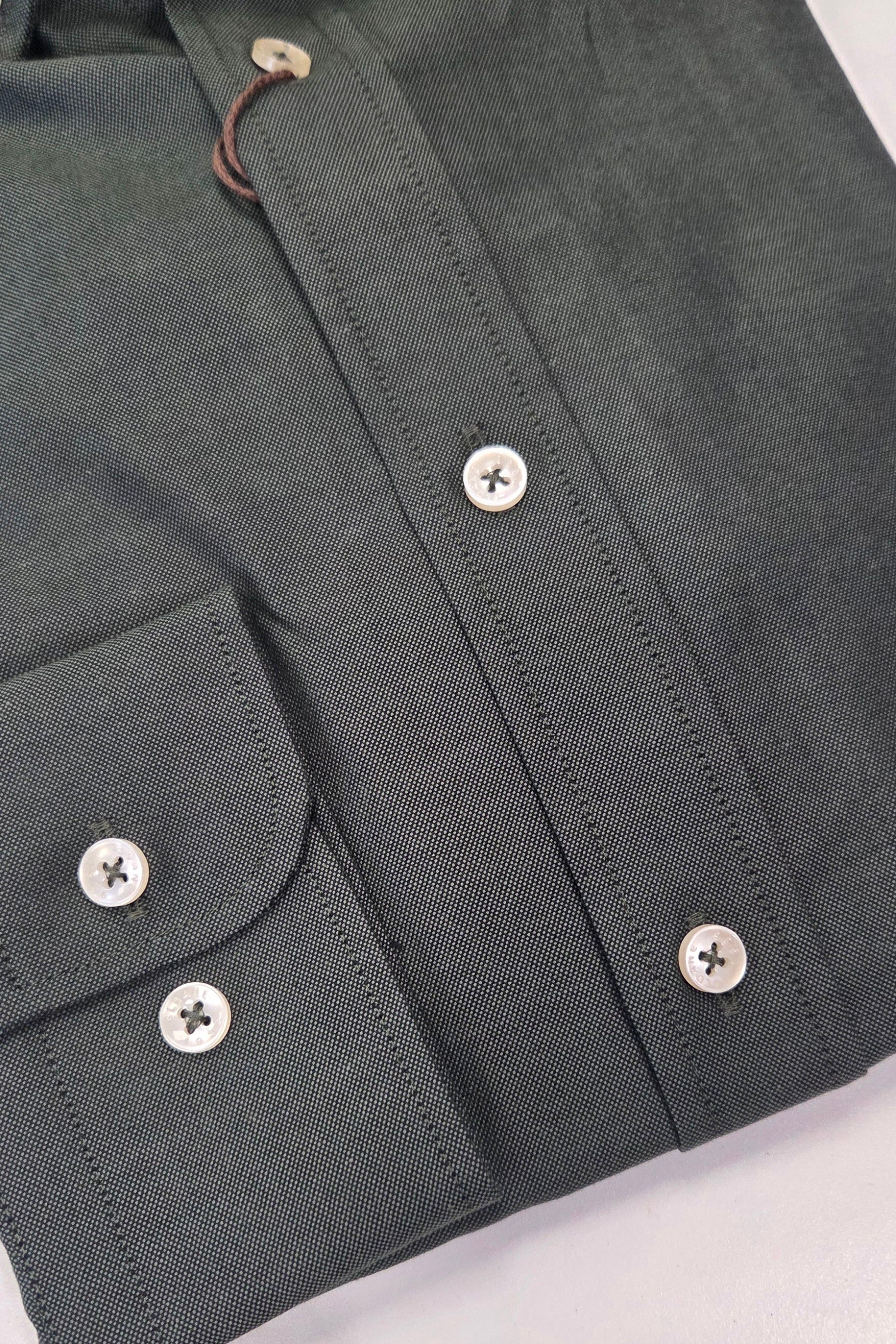 SLOANE FOXTON L/S COTTON SHIRT - KHAKI