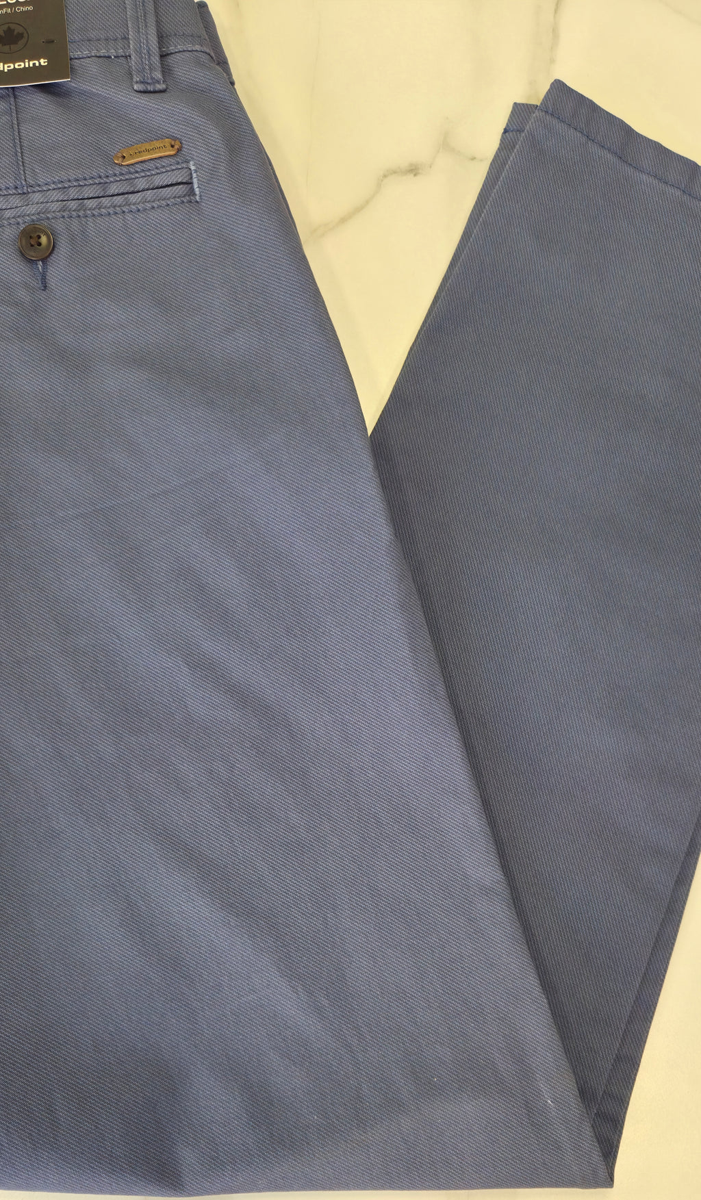 REDPOINT ODESSA RELAXED FIT CHINO  - BLUE