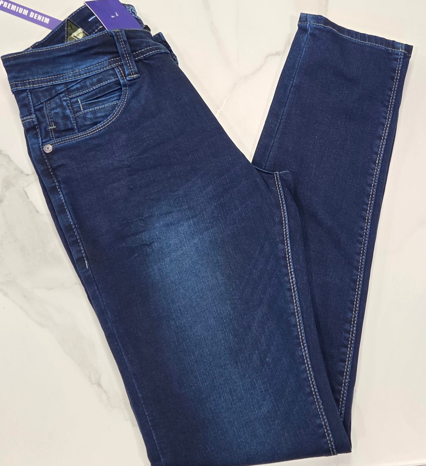 ETO DENIM HYPER STRETCH DENIMS - MID WASH