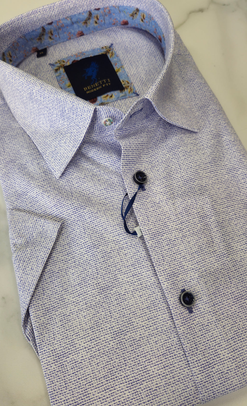BENETTI KYLE S/S SHIRT - BLUE