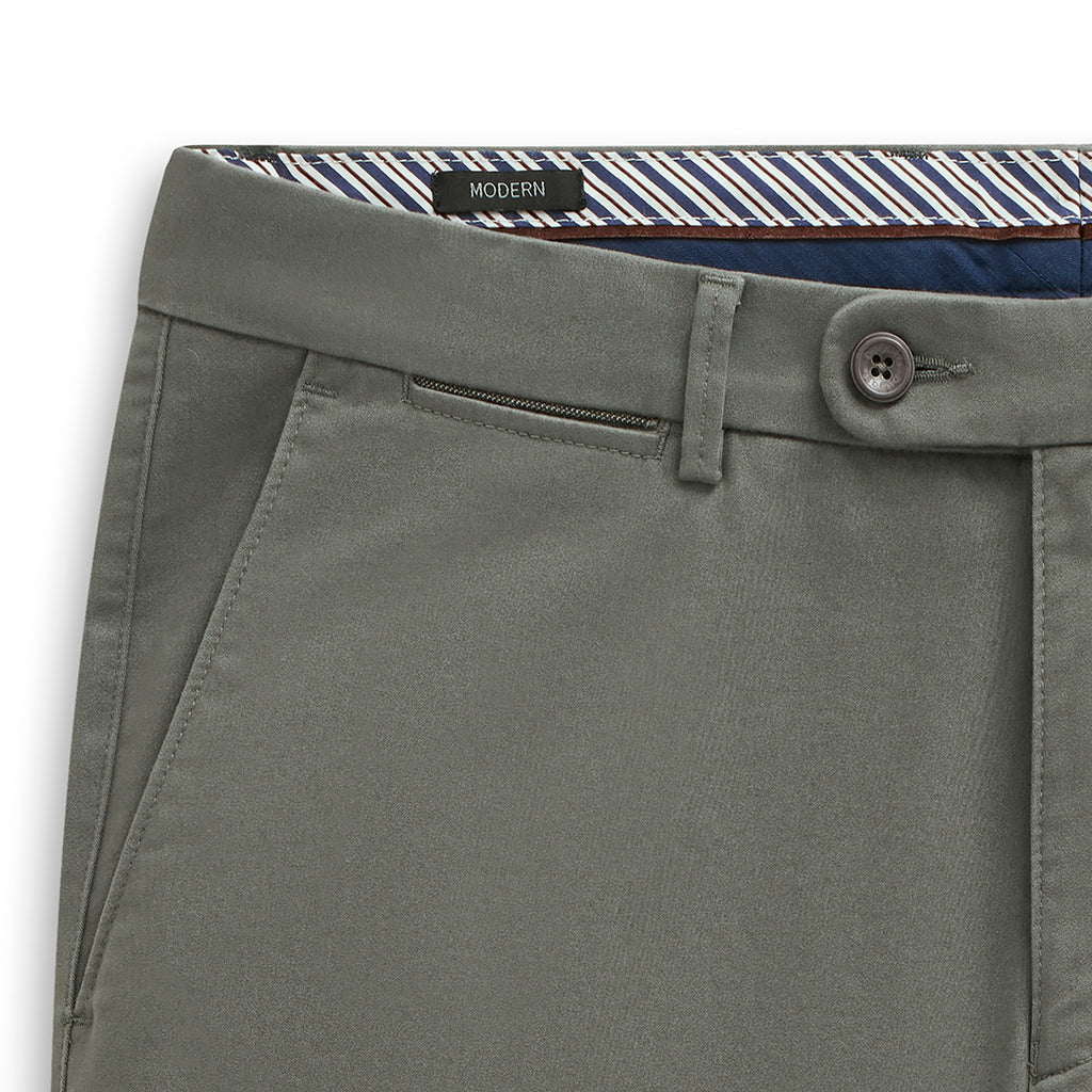 BUGATTI LUXURY STRETCH CHINO - SAGE GREEN
